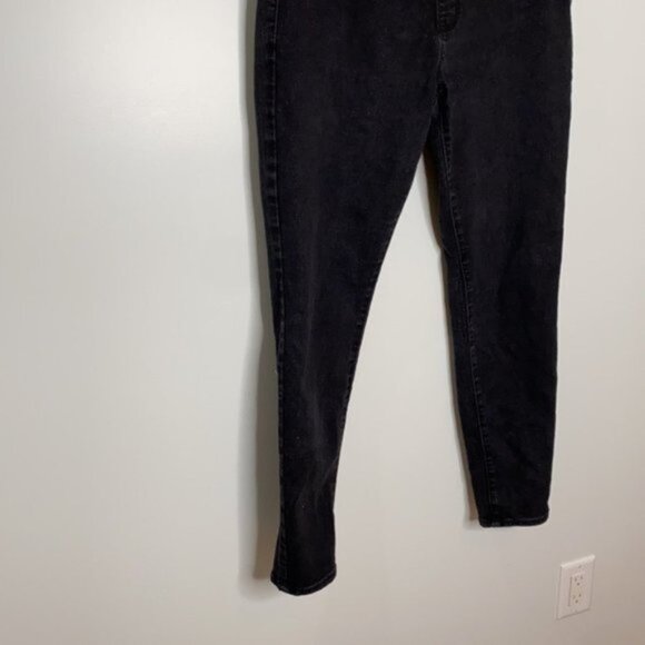 Jordache Women Black Pull On Elastic Waist Jeggings Stretch Jeans Size Large - Picture 3 of 11